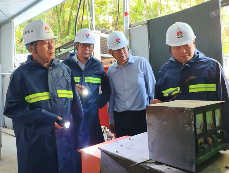 杜平到西乡抽蓄项目、汉钢公司检查安全环保和防汛度汛工作
